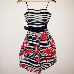 Jessica Howard Belted Fit & Flare Dress